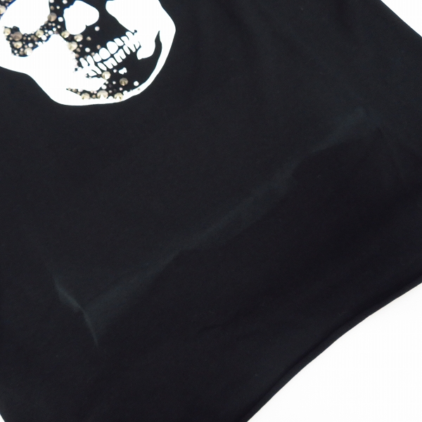 実際に弊社で買取させて頂いたlucien pellat-finet /ルシアンペラフィネ スワロスタッズ スカル カットソー/ロンT ブラック XSの画像 7枚目