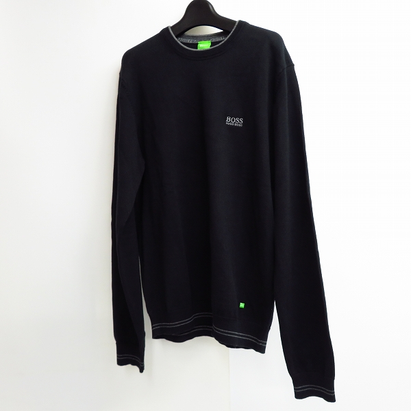 実際に弊社で買取させて頂いたHUGO BOSS/ヒューゴボス ロゴ刺繍/バッジ付き長袖ニット/S