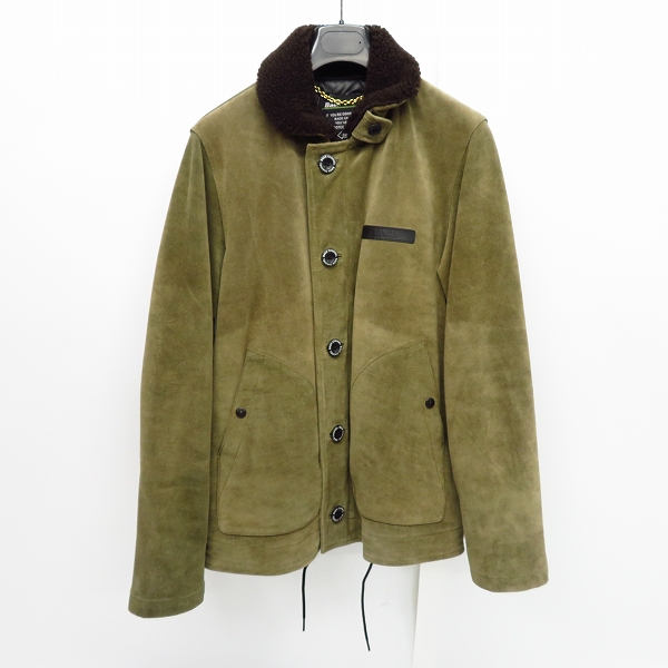 実際に弊社で買取させて頂いたBack Channel/バックチャンネル スエードレザー デッキジャケット/M