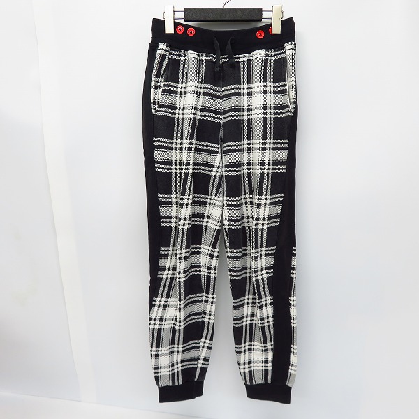 実際に弊社で買取させて頂いたHYDROGEN/ハイドロゲン タータンチェック柄 スウェットパンツ/S