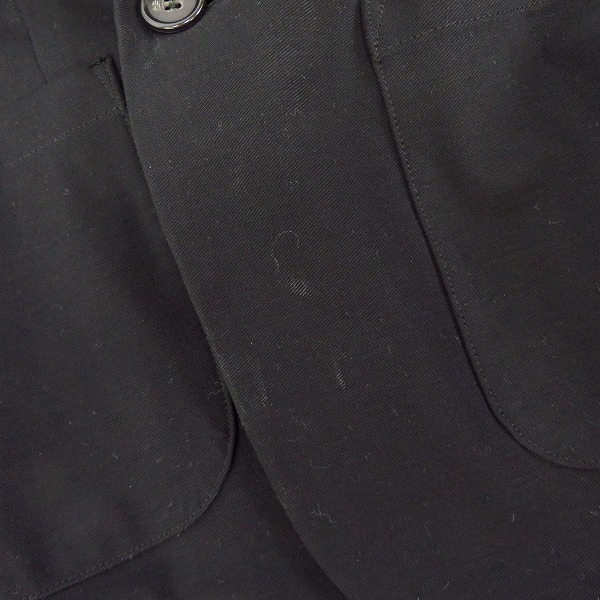 実際に弊社で買取させて頂いたVALLIS by FACTOTUM/ヴァリスバイファクトタム 1B テーラードジャケット ブラック/46の画像 5枚目