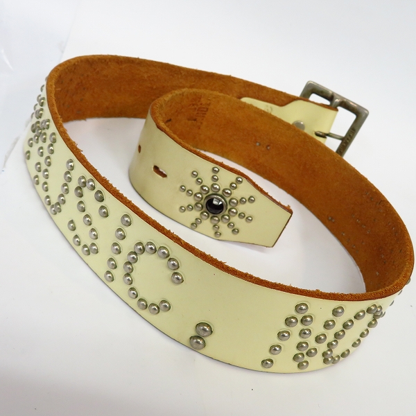 実際に弊社で買取させて頂いたHTC/エイチティーシー NO MUSIC NO LIFE レザーベルト 32の画像 2枚目