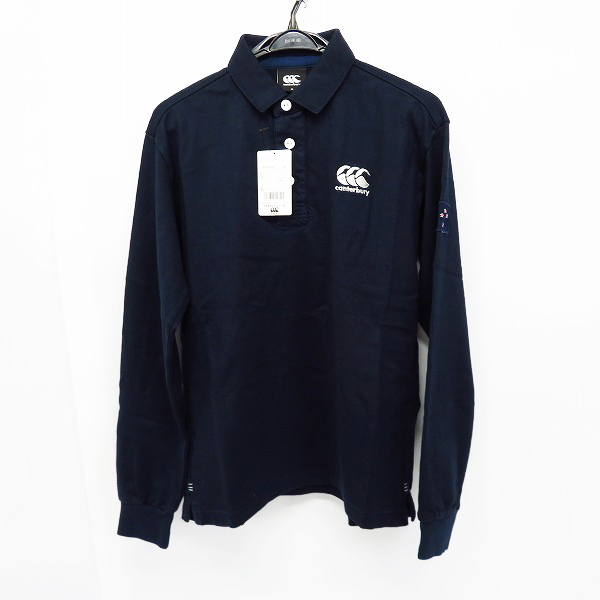 実際に弊社で買取させて頂いた【未使用】CANTERBURY/カンタベリー ポロシャツ ネイビー/M