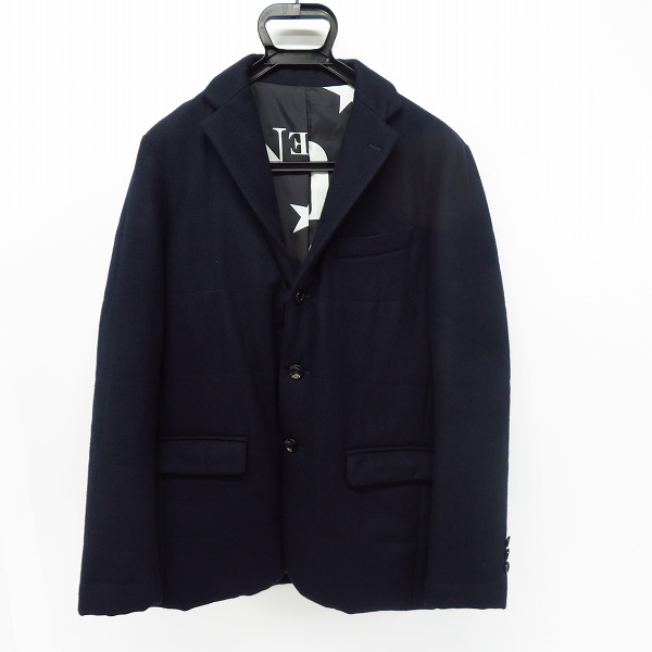 実際に弊社で買取させて頂いたuniform experiment/ユニフォームエクスペリメント LIGHT FLANNEL WOOL 3 BUTTON PADDED JACKET UE-156037/2