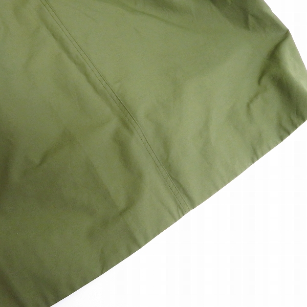 実際に弊社で買取させて頂いた【未使用】FACTOTUM/ファクトタム ナイロンクリアツイルライダーストレンチコート 01030436 オリーブ/44の画像 6枚目