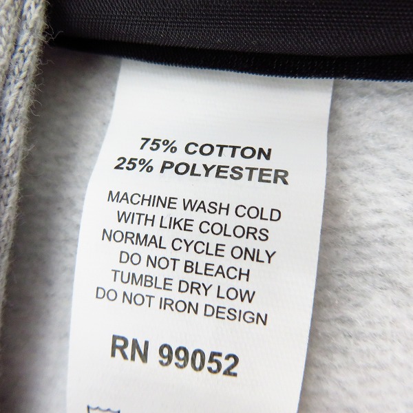 実際に弊社で買取させて頂いたINDEPENDENT/インディペンデント ロゴプリント プルオーバー パーカー/フーディー グレー Sの画像 3枚目