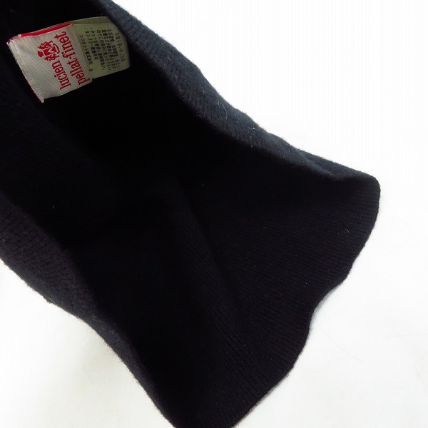 実際に弊社で買取させて頂いたlucien pellat-finet/ルシアンペラフィネ カシミヤ ニット帽の画像 4枚目