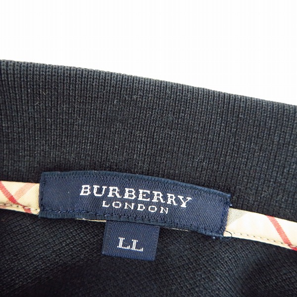 実際に弊社で買取させて頂いたBURBERRY LONDON/バーバリー ロンドン 長袖ポロシャツ/LLの画像 2枚目