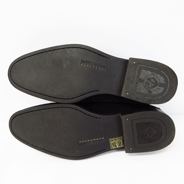 実際に弊社で買取させて頂いたEMPORIO ARMANI/エンポリオアルマーニ スエードレザー ドレスシューズ/39.5の画像 2枚目