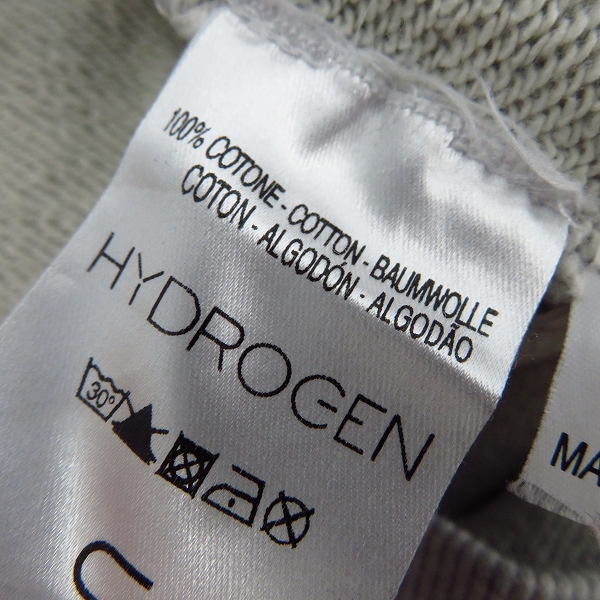 実際に弊社で買取させて頂いた【JPタグ】HYDROGEN/ハイドロゲン 刺繍プリント ダブルジップ パーカー/フーディー Size：Sの画像 4枚目