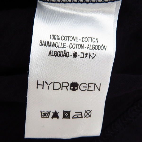実際に弊社で買取させて頂いたHYDROGEN/ハイドロゲン 左肩スカルボタン長袖Tシャツ/Sの画像 3枚目