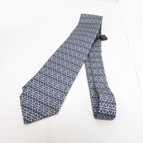 実際に弊社で買取させて頂いた【未使用】BVLGARI/ブルガリ セブンフォールド ネクタイ 100％シルク 