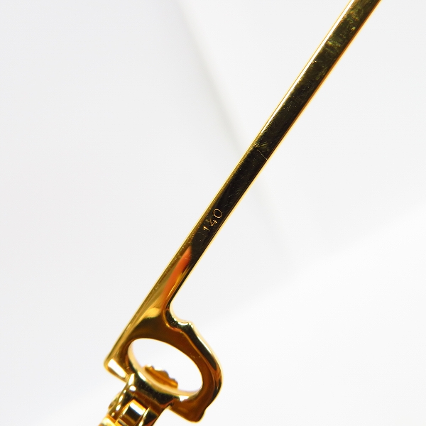 実際に弊社で買取させて頂いたCartier/カルティエ サングラス/アイウェア ゴールド×ブラウンの画像 8枚目