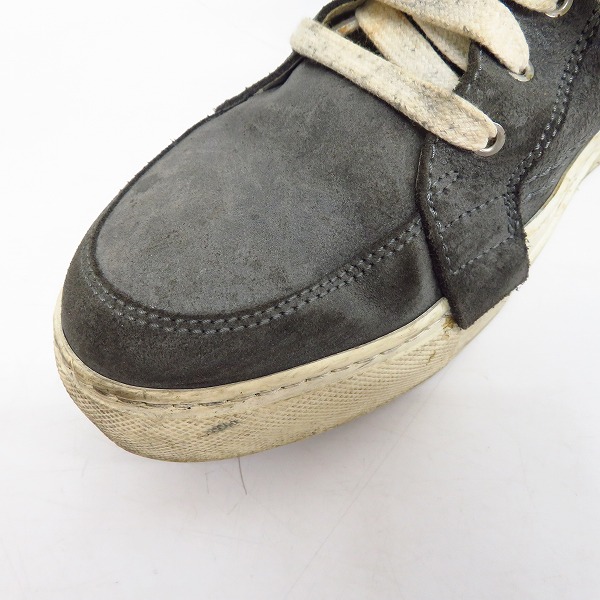 実際に弊社で買取させて頂いたKRISVANASSCHE/クリスヴァンアッシュ バックジップ ハイカットスニーカー/42の画像 6枚目