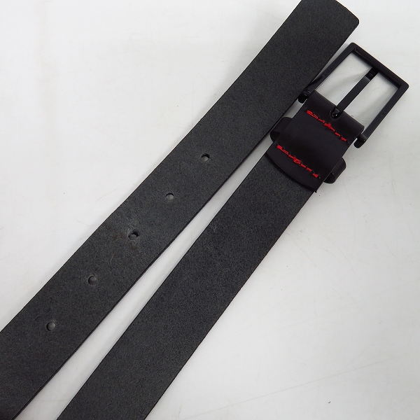 実際に弊社で買取させて頂いたHUGO BOSS/ヒューゴボス ベルト レザー/革 ブラック 95/36の画像 6枚目
