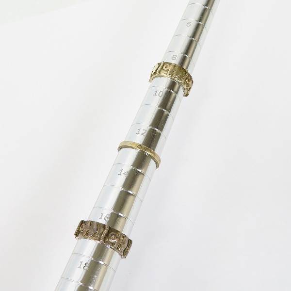 実際に弊社で買取させて頂いたBLUE BLUE/ブルーブルー リング 3点セット #9/#12.5/#17の画像 5枚目