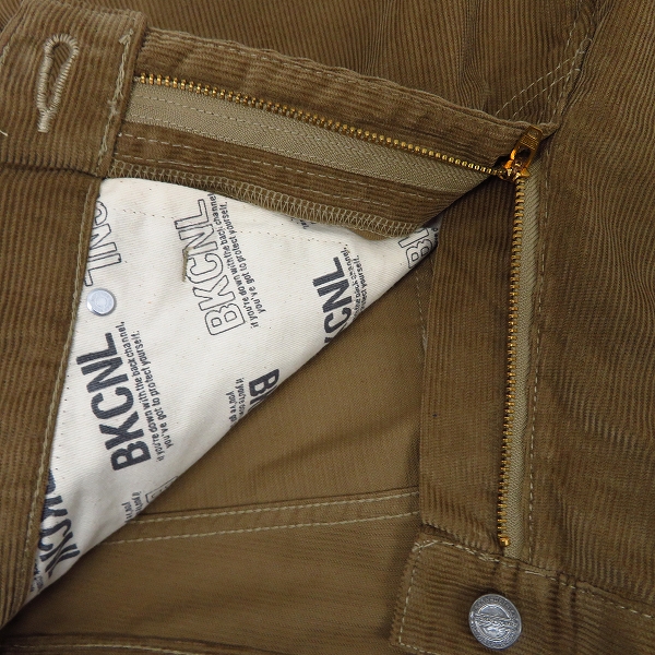 実際に弊社で買取させて頂いたBackChannel/バックチャンネル コーデュロイパンツ/Mの画像 4枚目