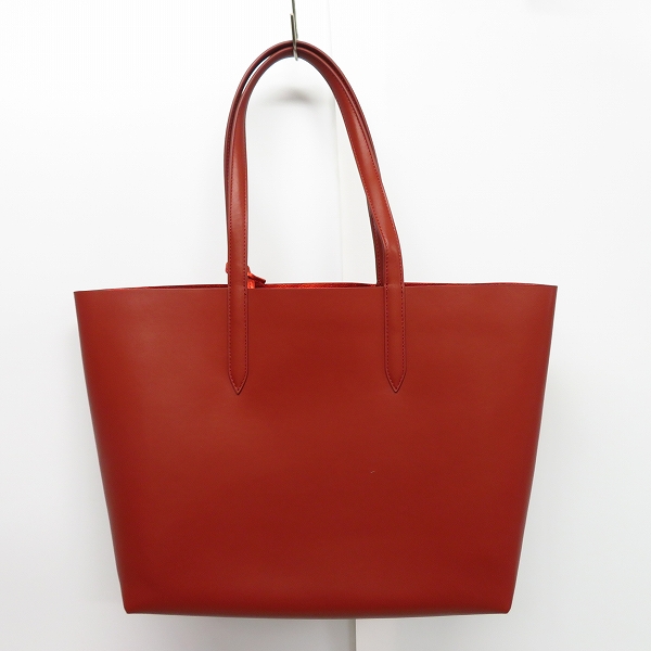 実際に弊社で買取させて頂いた【未使用】 LACOSTE/ラコステ 定価4万↑ ANNA CUIR 牛革リバーシブルトートバッグ NF2560Aの画像 1枚目