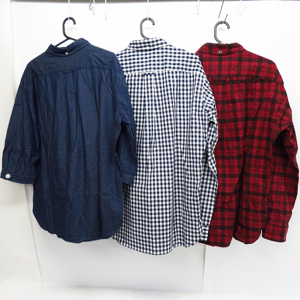 実際に弊社で買取させて頂いた【未使用含む】FAT/エフエーティー シャツ 長袖/7分丈 コットン/JUNBO 3点セットの画像 1枚目