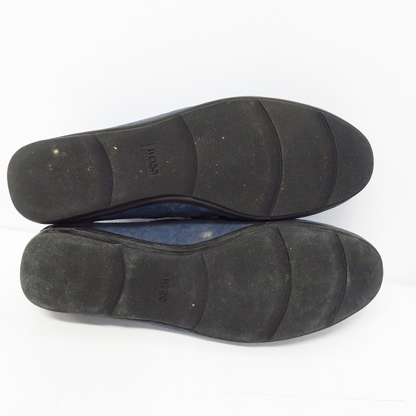 実際に弊社で買取させて頂いたHUGO BOSS/ヒューゴボス レザー ドライビングシューズ UK7の画像 2枚目