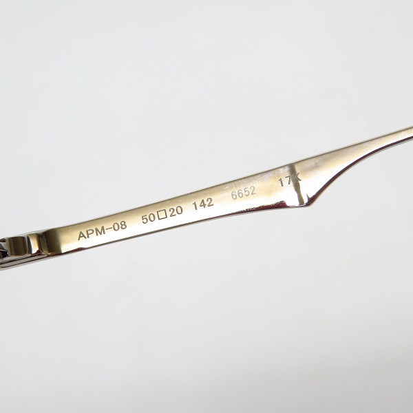 実際に弊社で買取させて頂いた999.9/フォーナインズ 眼鏡/メガネフレーム APM-08 6652の画像 5枚目