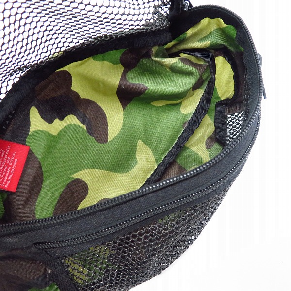 実際に弊社で買取させて頂いたManhattan Portage/マンハッタンポーテージ メッシュ/迷彩柄 ウェストバッグ/ボディバッグの画像 3枚目