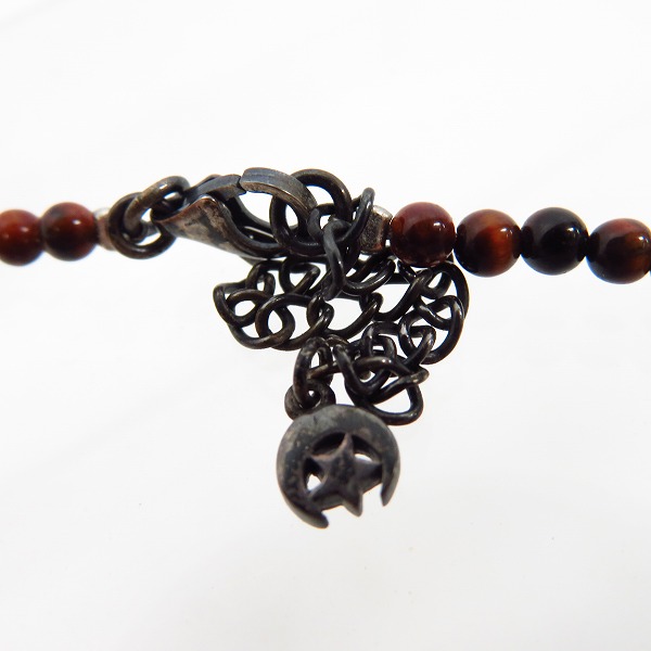 実際に弊社で買取させて頂いたCrescent Luna/クレセントルナ レッドタイガーアイ ネックレスの画像 1枚目