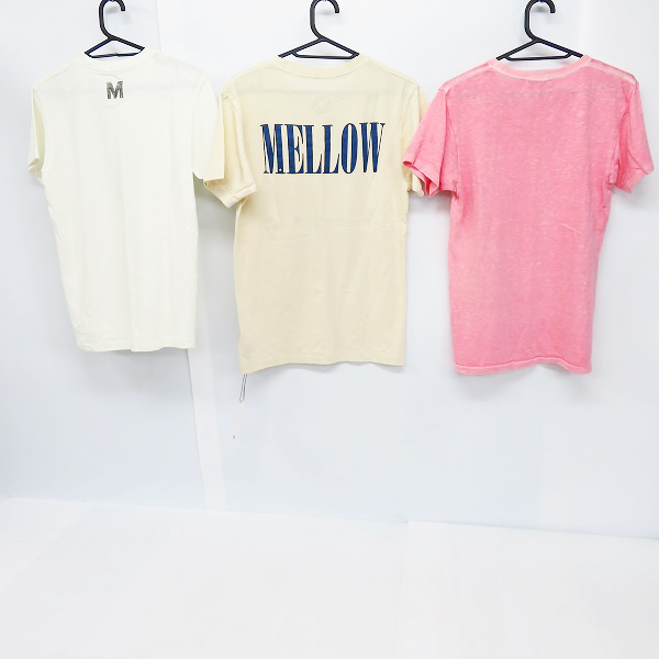 実際に弊社で買取させて頂いたM/エム シンプルロゴ/絵夢/THANK YOU FRIENDS プリント ハーフスリーブ/半袖 カットソー/Tシャツ S/XS 3点セットの画像 1枚目