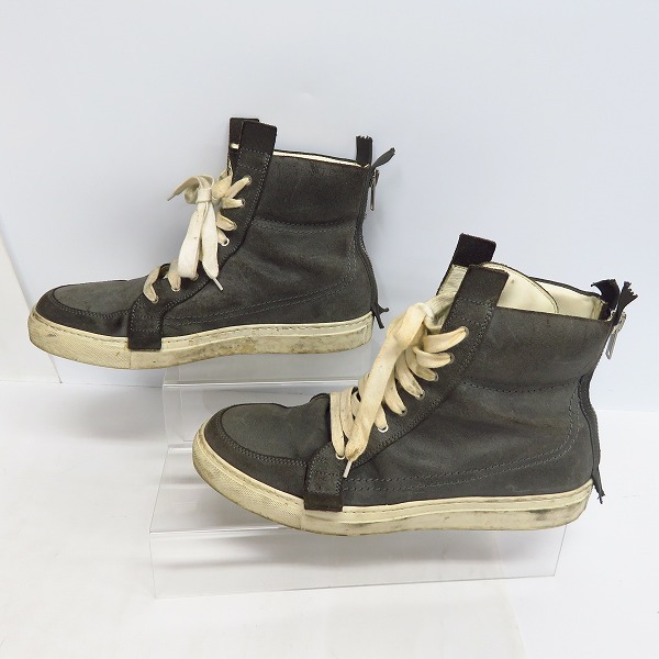 実際に弊社で買取させて頂いたKRISVANASSCHE/クリスヴァンアッシュ バックジップ ハイカットスニーカー/42の画像 3枚目