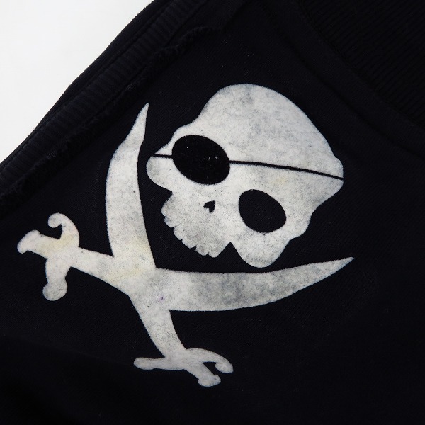 実際に弊社で買取させて頂いたHYDROGEN/ハイドロゲン スカル スウェットパンツ ブラック/Sの画像 5枚目