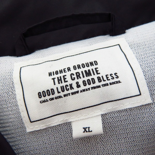 実際に弊社で買取させて頂いたTHE CRIMIE/クライミー ナイロン コーチ ジャケット/XLの画像 2枚目
