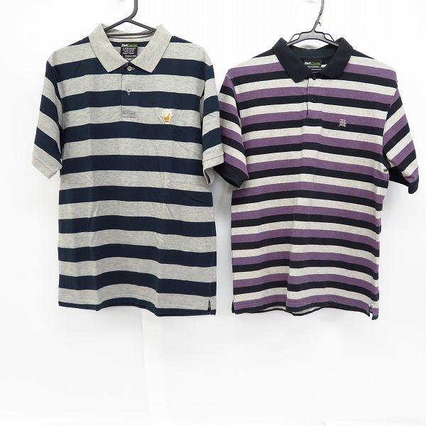 実際に弊社で買取させて頂いたBackChannel/バックチャンネル ポロシャツ ボーダー L/2点セット
