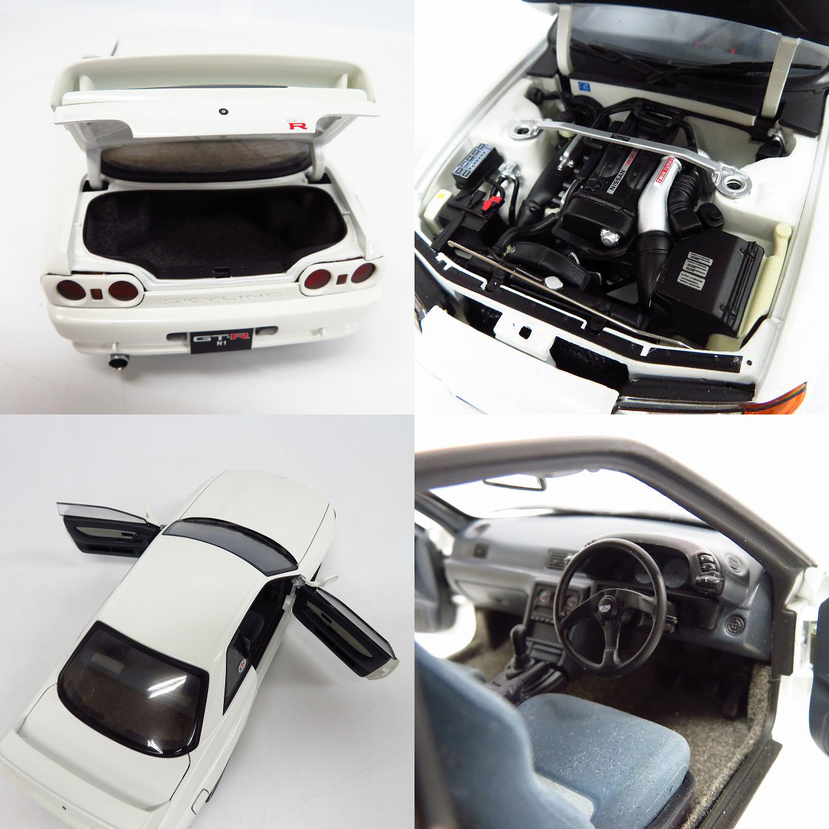 実際に弊社で買取させて頂いたAUTOart/オートアート  ミニカー NISSAN SKYLINE/日産 スカイライン  GT-R R32 N1 1/18 の画像 3枚目