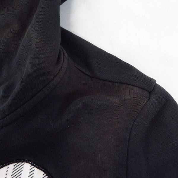 実際に弊社で買取させて頂いたHYDROGEN/ハイドロゲン スカル刺繍 ジップフーディー パーカー Sの画像 6枚目