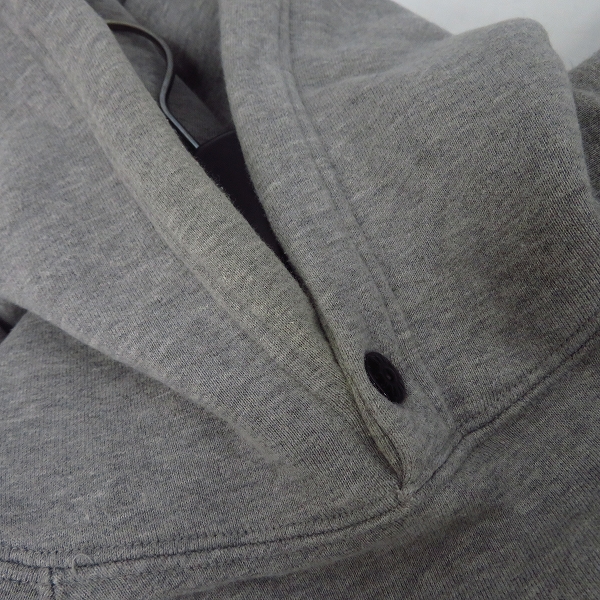 実際に弊社で買取させて頂いたBackChannel/バックチャンネル プルオーバーパーカー グレー/Lの画像 5枚目