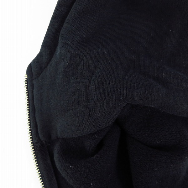 実際に弊社で買取させて頂いたHYDROGEN/ハイドロゲン スカルワッペン ノースリーブ ジップアップパーカー/ベスト Sの画像 6枚目