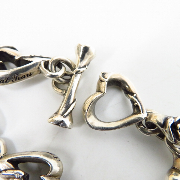 実際に弊社で買取させて頂いたDEAL TEARS/ディールティアーズ ハート ローズ ブレスレットの画像 3枚目