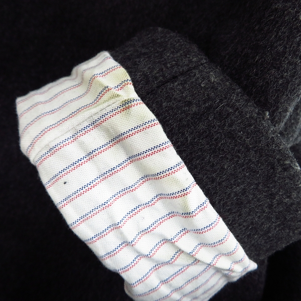 実際に弊社で買取させて頂いたMAISON KITSUNE/メゾンキツネ ウール混 コート/Sの画像 8枚目