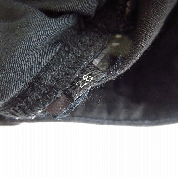 実際に弊社で買取させて頂いたBALMAIN/バルマン バイカーパンツ/コーティングパンツ ブラック 28の画像 3枚目