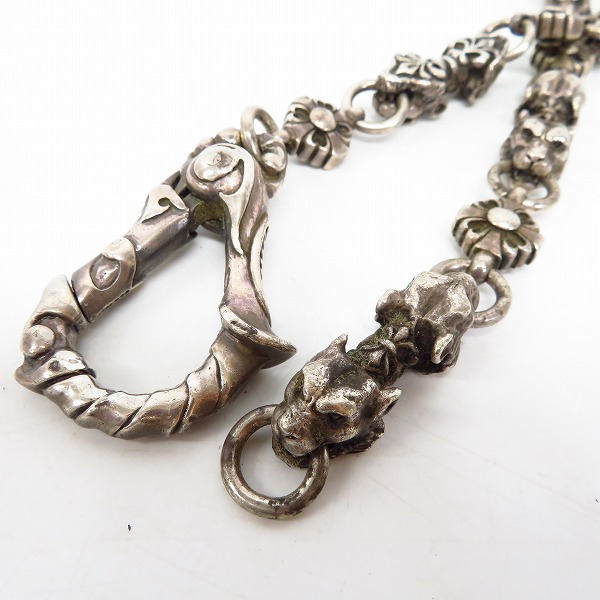 実際に弊社で買取させて頂いた【ギャラ付】CRAZY PIG DESIGNS/クレイジーピッグ TIGER ＆ TUDOR W.C/タイガーウォレットチェーン #510