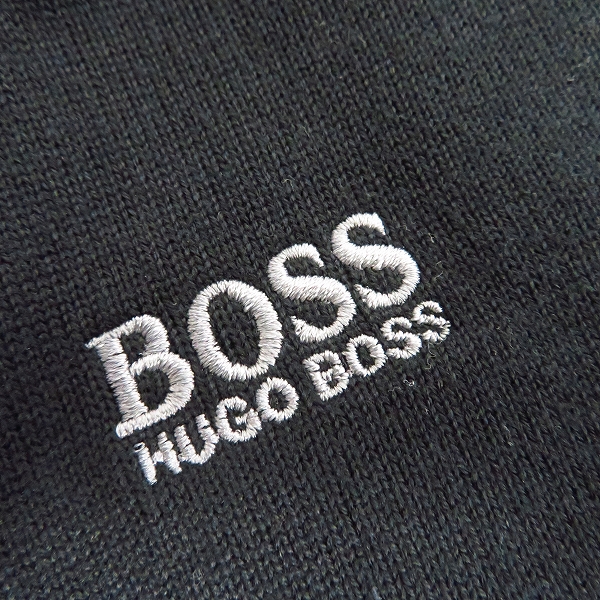 実際に弊社で買取させて頂いたHUGO BOSS/ヒューゴボス ロゴ刺繍/バッジ付き長袖ニット/Sの画像 6枚目