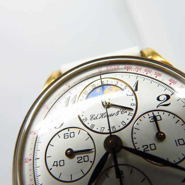 TAG HEUER/タグホイヤー エドワードホイヤー 創立125周年 Ref-188.205 手巻機械式クロノグラフ Cal-1883 /000 125周年記念モデル TAG HEUER タグホイヤー エドワードホイヤー クロノ