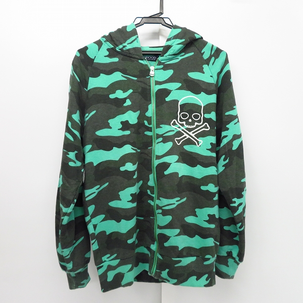 実際に弊社で買取させて頂いたHYDROGEN/ハイドロゲン スカルプリント パーカー S