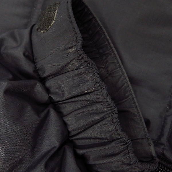 実際に弊社で買取させて頂いたBack Channel×NANGA/バックチャンネル×ナンガ ダウンジャケット フーディー ブラック/Mの画像 9枚目