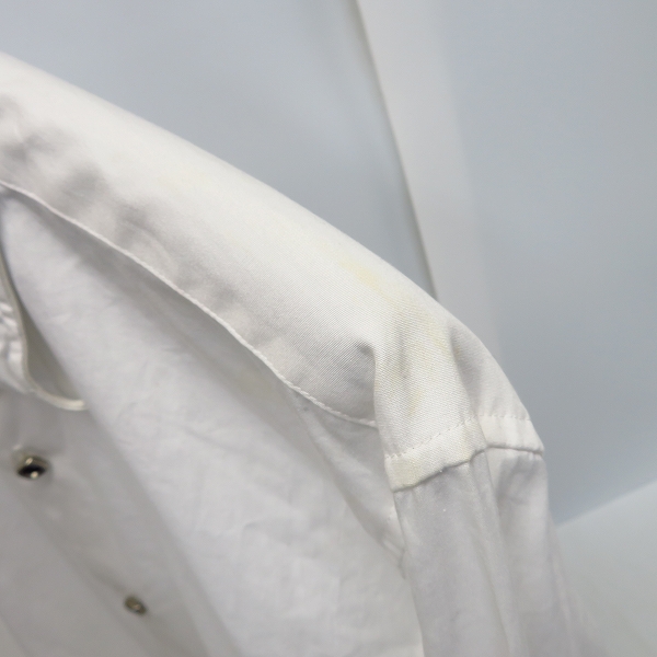 実際に弊社で買取させて頂いたBACKLASH/バックラッシュ レザーハイピング コットンシャツ 1306-01/3（L）の画像 6枚目