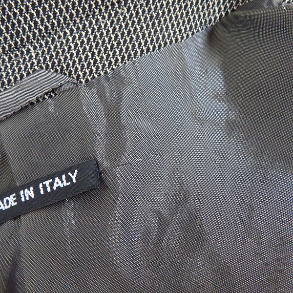 実際に弊社で買取させて頂いたGIORGIO ARMANI/ジョルジオアルマーニ ウール スーツ セットアップ/50の画像 5枚目