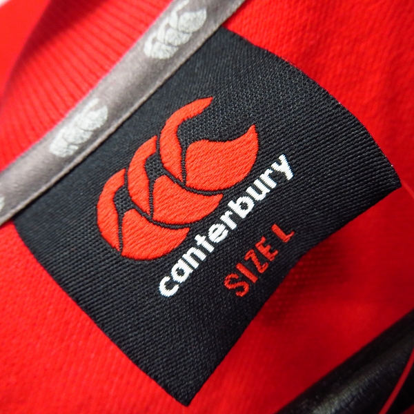 実際に弊社で買取させて頂いた【未使用】canterbury/カンタベリー England Rugby ポロシャツ M,Lサイズ 6点セットの画像 3枚目