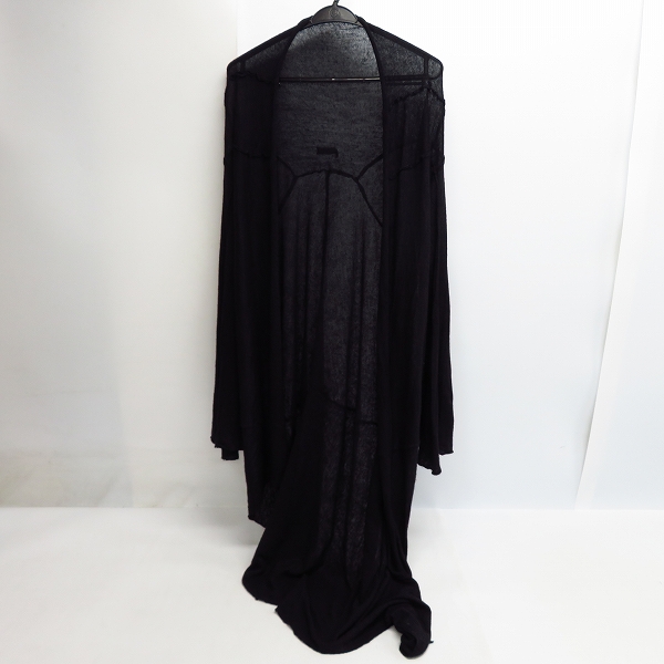 実際に弊社で買取させて頂いたIF SIX WAS NINE/イフシックスワズナイン CARDI-2 変形 ドレープ カシミヤ ロング カーディガン/0