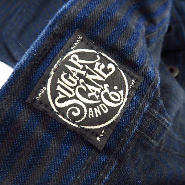 実際に弊社で買取させて頂いたSUGAR CANE/シュガーケーン ヒッコリーパンツ 473 SC41473/W30L34の画像 4枚目