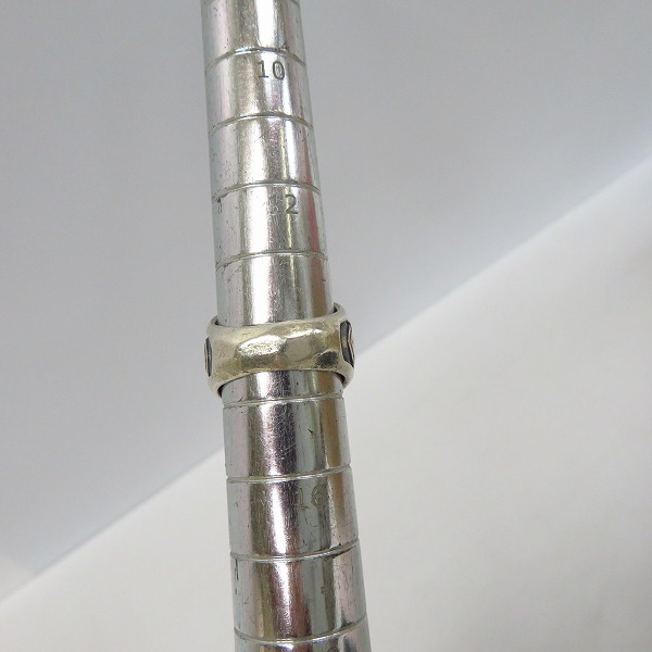 実際に弊社で買取させて頂いた【ギャラ付き】GARNI/ガルニ Ism College Ring リング/指輪 GR17002 14.5号の画像 6枚目